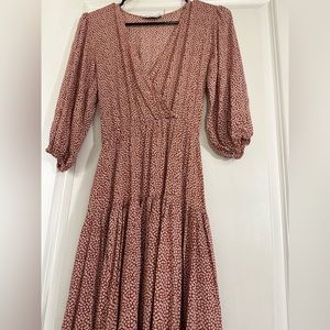 Petal and pup maxi dress with tie belt